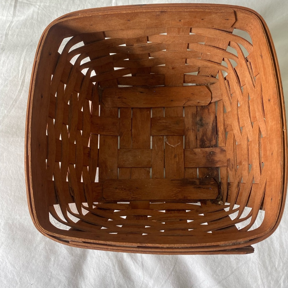 Longaberger 1991 Handcrafted Woven Basket